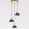 Emibig Emibig KAKI 3PREM BLACK - Lampe suspendue scandinave pour tous les espaces