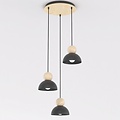 Emibig Emibig KAKI 3PREM BLACK - Scandinavische hanglamp voor elke ruimte
