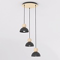 Emibig Emibig KAKI 3PREM BLACK - Scandinavische hanglamp voor elke ruimte