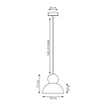 Emibig Emibig KAKI 1S WHITE - Lampe suspendue scandinave pour tous les espaces