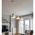 Emibig Emibig KAKI 3 WHITE - Scandinavische hanglamp voor elke ruimte