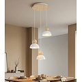 Emibig Emibig KAKI 3PREM WHITE - Scandinavische hanglamp voor elke ruimte