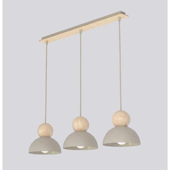 Emibig Emibig KAKI 3 MOKKA - Scandinavische hanglamp voor een sfeervolle inrichting