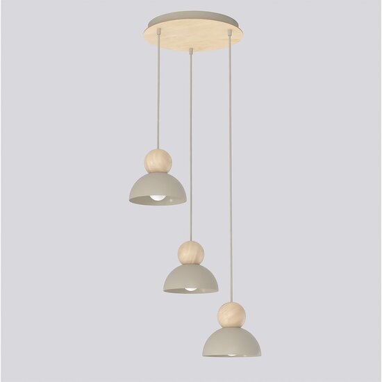 Emibig Emibig KAKI 3PREM MOKKA - Scandinavische hanglamp voor elke ruimte