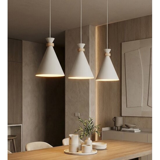 Emibig Emibig ZERO 3 WHITE - Scandinavian pendant lamp for any space