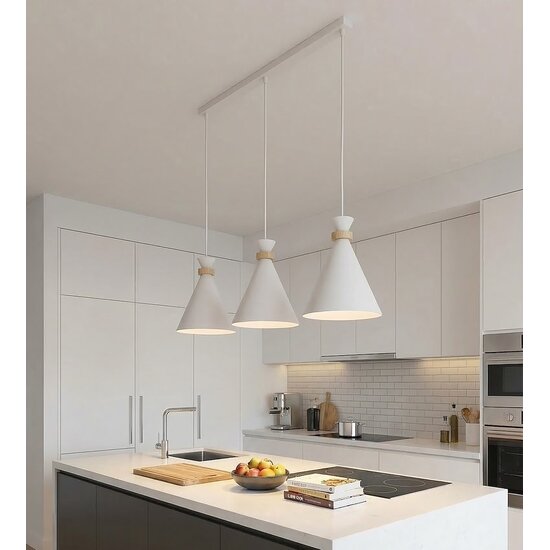 Emibig Emibig ZERO 3 WHITE - Scandinavian pendant lamp for any space