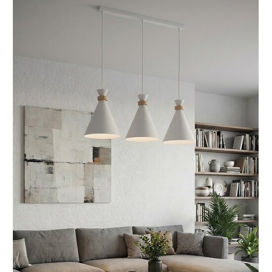 Emibig Emibig ZERO 3 WHITE - Lampe suspendue scandinave pour tous les espaces