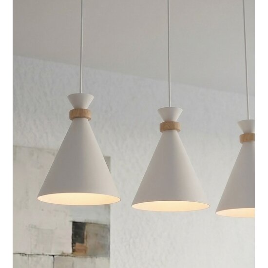 Emibig Emibig ZERO 3 WHITE - Skandinavische Pendelleuchte für jeden Raum