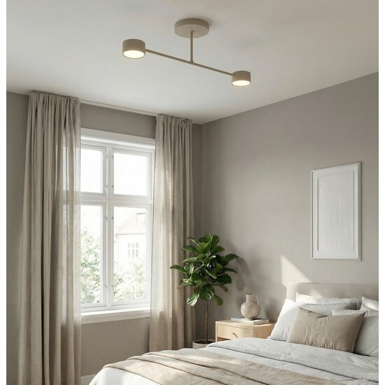 Emibig Emibig HALO 2 MOKKA - Modern ceiling lamp for stylish lighting