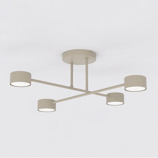 Emibig Emibig HALO 4 MOKKA - Moderne plafondlamp voor sfeervolle verlichting