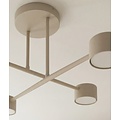 Emibig Emibig HALO 4 MOKKA - Moderne plafondlamp voor sfeervolle verlichting