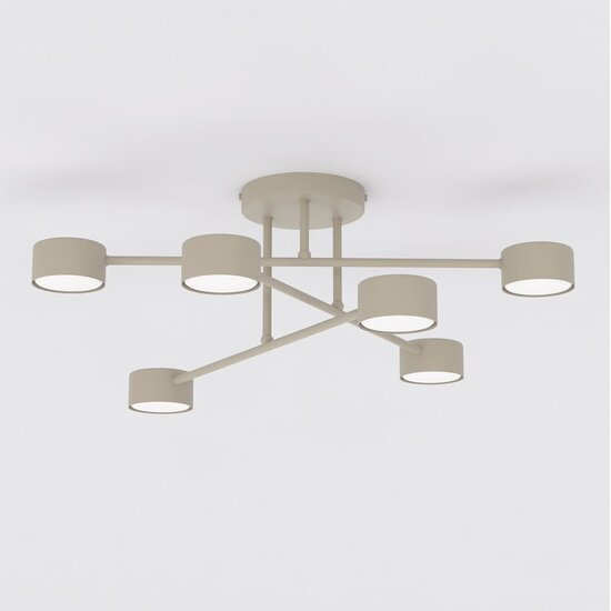 Emibig Emibig HALO 6 MOKKA - Lampe de plafond moderne pour un éclairage stylé