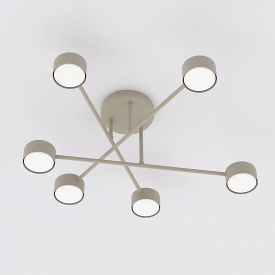 Emibig Emibig HALO 6 MOKKA - Modern ceiling lamp for stylish lighting