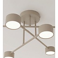 Emibig Emibig HALO 6 MOKKA - Modern ceiling lamp for stylish lighting