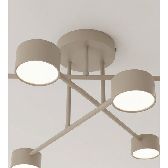 Emibig Emibig HALO 6 MOKKA - Lampe de plafond moderne pour un éclairage stylé