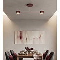 Emibig Emibig HALO 2 BURGUNDY - Modern ceiling lamp for stylish illumination