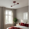 Emibig Emibig HALO 2 BURGUNDY - Plafonnier moderne pour une illumination élégante