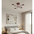 Emibig Emibig HALO 4 BURGUNDY - Modern ceiling lamp for stylish lighting