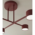 Emibig Emibig HALO 4 BURGUNDY - Lámpara de techo moderna para una iluminación elegante