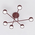 Emibig Emibig HALO 6 BURGUNDY - Moderne Deckenlampe für stilvolle Beleuchtung