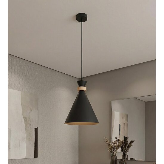 Emibig Emibig ZERO 1 BLACK - Moderne skandinavische Pendelleuchte für jeden Raum
