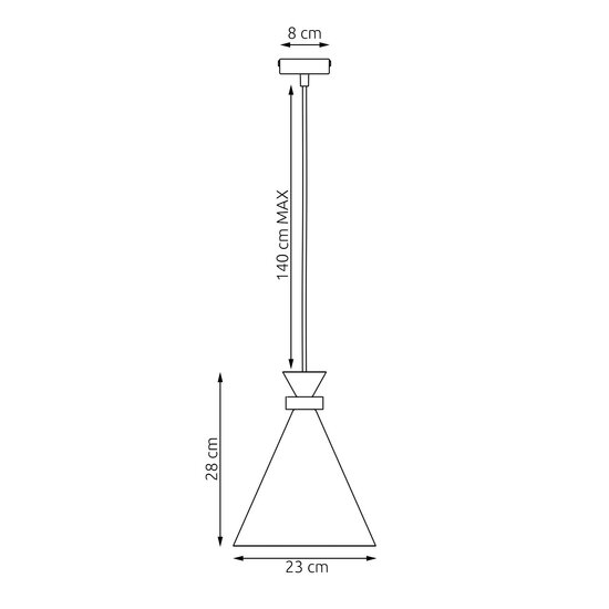 Emibig Emibig ZERO 1 BLACK - Moderne Scandinavische hanglamp voor elke ruimte