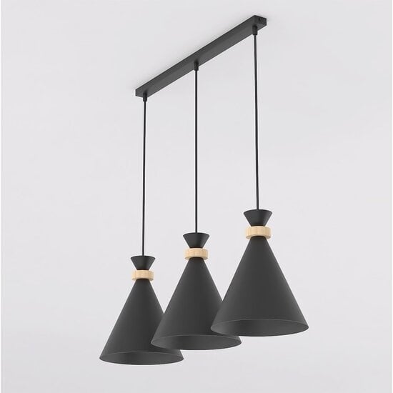 Emibig Emibig ZERO 3 BLACK - Scandinavian pendant lamp for any space