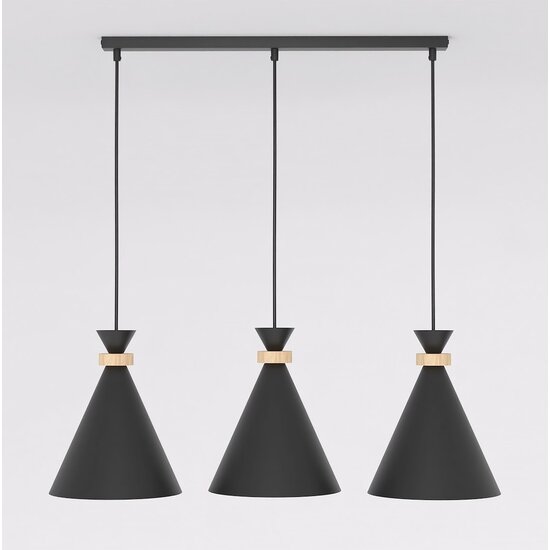 Emibig Emibig ZERO 3 BLACK - Scandinavian pendant lamp for any space