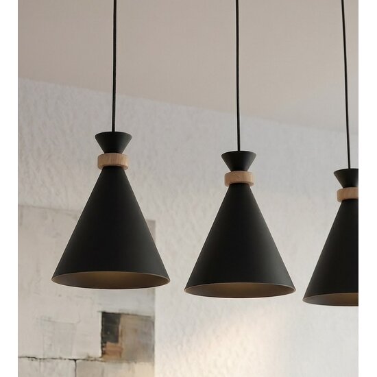 Emibig Emibig ZERO 3 BLACK - Scandinavische hanglamp voor elke ruimte