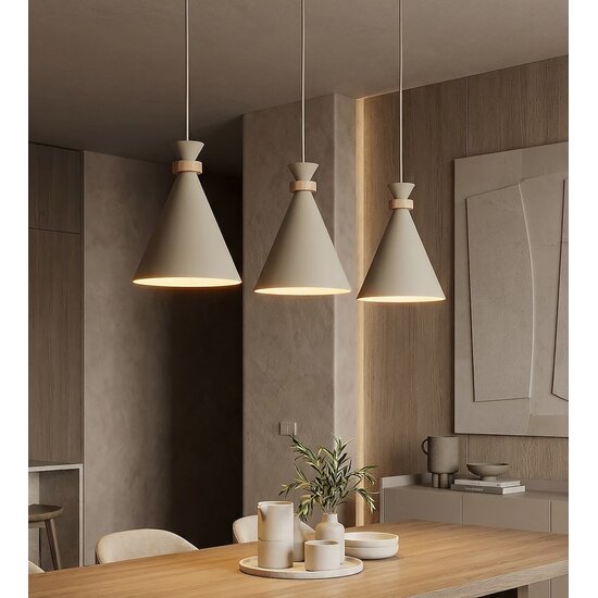 Emibig Emibig ZERO 3 MOKKA - Scandinavische hanglamp voor elke ruimte