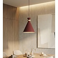 Emibig Emibig ZERO 1 BURGUNDY - Scandinavische hanglamp voor een sfeervolle ambiance