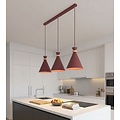 Emibig Emibig ZERO 3 BURGUNDY - Scandinavian pendant lamp for any space