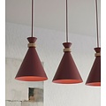 Emibig Emibig ZERO 3 BURGUNDY - Skandinavische Pendelleuchte für jeden Raum