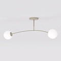 Emibig Emibig PREGOS 2 MOKKA OPAL - Moderne Deckenlampe für stilvolle Beleuchtung