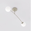 Emibig Emibig PREGOS 2 MOKKA OPAL - Lampe de plafond moderne pour un éclairage élégant