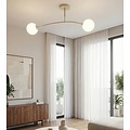 Emibig Emibig PREGOS 2 MOKKA OPAL - Moderne Deckenlampe für stilvolle Beleuchtung