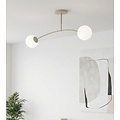 Emibig Emibig PREGOS 2 MOKKA OPAL - Moderne Deckenlampe für stilvolle Beleuchtung
