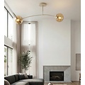 Emibig Emibig PREGOS 2 MOKKA MIODOWY - Modern ceiling lamp for cozy lighting