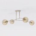 Emibig Emibig PREGOS 4 MOKKA MIODOWY - Moderne Deckenlampe für gemütliche Beleuchtung