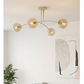 Emibig Emibig PREGOS 4 MOKKA MIODOWY - Lampe de plafond moderne pour un éclairage chaleureux
