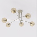 Emibig PREGOS 6 MOKKA MIODOWY - Moderne plafondlamp voor sfeervolle verlichting