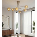 Emibig PREGOS 6 MOKKA MIODOWY - Lampe de plafond moderne pour un éclairage chaleureux