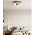Emibig Emibig SOLAR 3 MOKKA OPAL - Lampe de plafond moderne pour un éclairage élégant