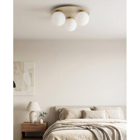 Emibig Emibig SOLAR 3 MOKKA OPAL - Modern ceiling lamp for stylish lighting