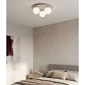 Emibig Emibig SOLAR 3 MOKKA OPAL - Modern ceiling lamp for stylish lighting