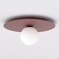 Emibig SOLAR 1 BURGUNDY OPAL - Moderne plafondlamp voor sfeervolle verlichting