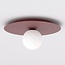 Emibig SOLAR 1 BURGUNDY OPAL - Modern ceiling lamp for stylish lighting