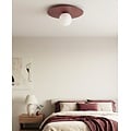 Emibig SOLAR 1 BURGUNDY OPAL - Moderne Deckenlampe für stilvolle Beleuchtung