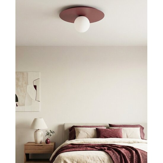 Emibig SOLAR 1 BURGUNDY OPAL - Lámpara de techo moderna para una iluminación elegante
