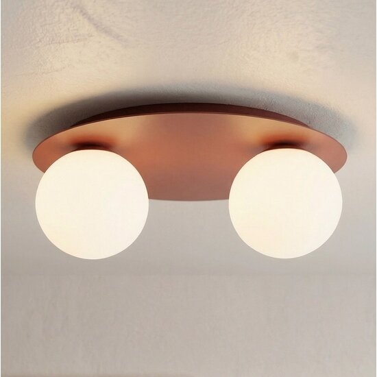 Emibig Emibig SOLAR 2 BURGUNDY OPAL - Moderne plafondlamp voor sfeervolle verlichting